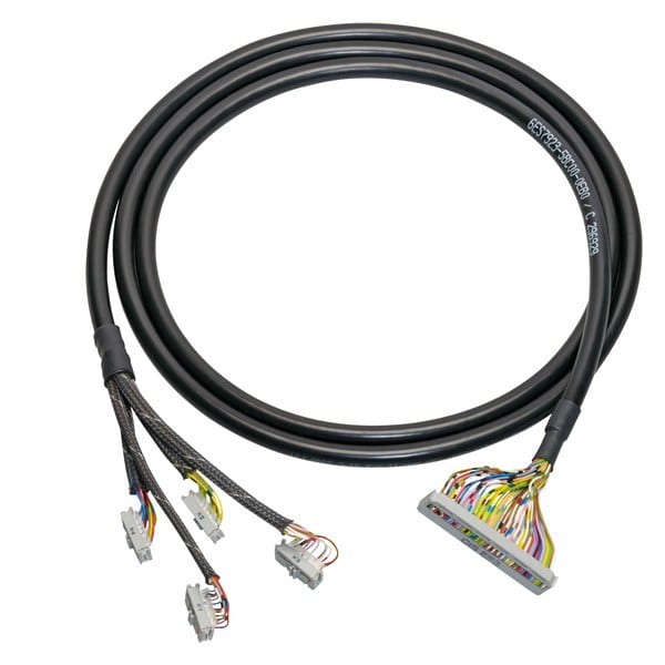SIEMENS - Rundleitung 50polig m. 4 x 16polig und 1x50polig IDC Stecker L=0,5m