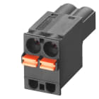 SIEMENS - Federzug-Klemmenblock für SCALANCE X/W/S/M, 2-polig für Spannungsvers., DC 24 V