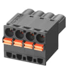 SIEMENS - Federzug-Klemmenblock für SCALANCE X/W/S/M, 4-polig für Spannungsvers., DC 24 V