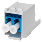 SIEMENS - FO LC Kupplung zum Einsatz im 19 Module Frame oder IE FC RJ45 Keystone Gehäuse