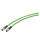 SIEMENS - IE Leitung-2 x M12-2x2-3m-2 x D-kod.-Cat5e-PVC-teil robust