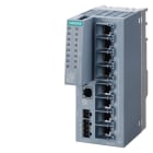 SIEMENS - SCALANCE XC208G PoE (DC 54 V), managed Layer 2 switch, 6x RJ45 PoE, 2x RJ45
