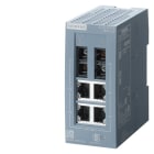 SIEMENS - SCALANCE XB004-2LD, unmanaged Switch, 4x RJ45, 2x Singlemode SC