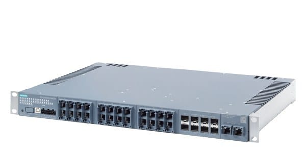 SIEMENS - Managed Layer 2 Switch, 24V DC, 24 x 1G Cu, 8x10G SFP+, 2x10G CU