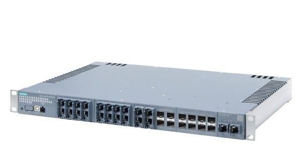 SIEMENS - SCALANCE XRM334- managed IE switch, 19 rack- 20x 100/1000 Mbps RJ45 port