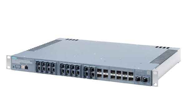 SIEMENS - Managed Layer 2 Switch, 230V Ac, 20x1G Cu, 2x10G Cu, 4x1G SFP, 8x1G/10G SFP+