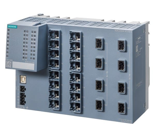 SIEMENS - SCALANCE XC316-8 managed layer 2 IE switch, 16 x 10/100/1000 Mbit/s RJ45