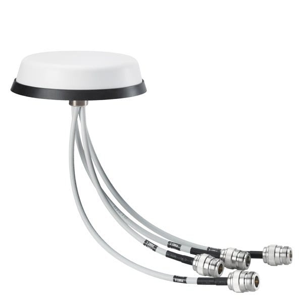 SIEMENS - MIMO Antenne, 4 Port, omnidirektional, 2,3..7,2 GHz, IWLAN /5G private Netzwerke