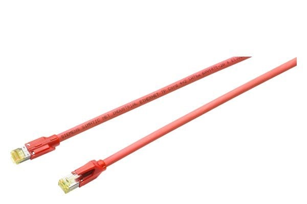SIEMENS - IE TP Cord RJ45/RJ45 4x2,2x RJ45-Stecker 4x2, CAT6A, 1m