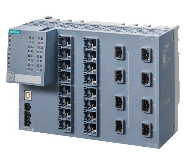 SIEMENS - SCALANCE XC416-8 managed Layer 3 IE Switch