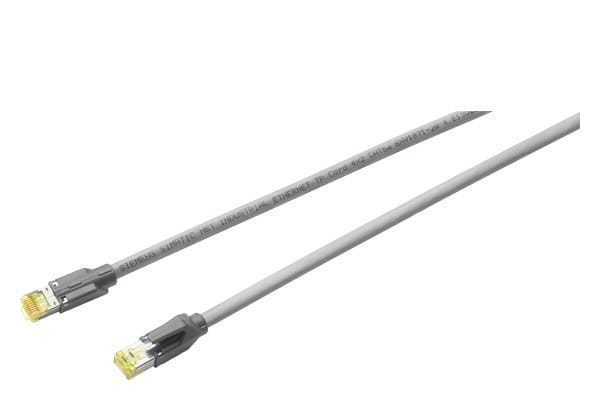 SIEMENS - IE TP Cord RJ45/RJ45 4x2,2x RJ45-Stecker 4x2, CAT6A, 2m