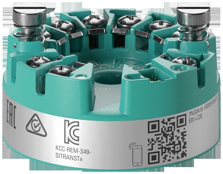 SIEMENS - SITRANS TH420 Temperaturmessumformer zum Einbau im Anschlusskopf Typ B (DIN 4...