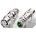 SIEMENS - IE Adapter M12-D/M12-X- Cat5e- M12 D-Buchse auf M12 X-Stift