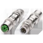 SIEMENS - IE Adapter M12-D/M12-X- Cat5e- M12 D-Stift auf M12 X-Buchse