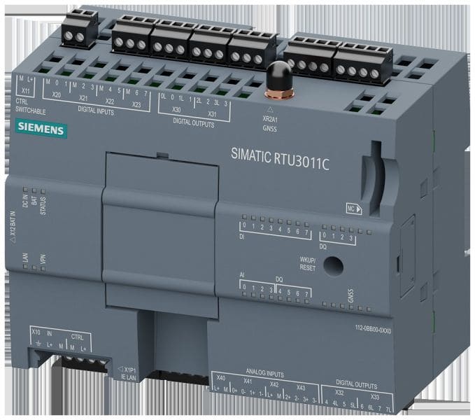 SIEMENS - SIMATIC RTU3011C Low-Power RTU, Batterie-/Solarbetrieben/ext. 10,8V-28,8V DC