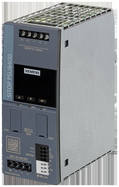 SIEMENS - Stromversorgung SITOP PSU8400, 3-phasig DC 24 V/20 A IOL