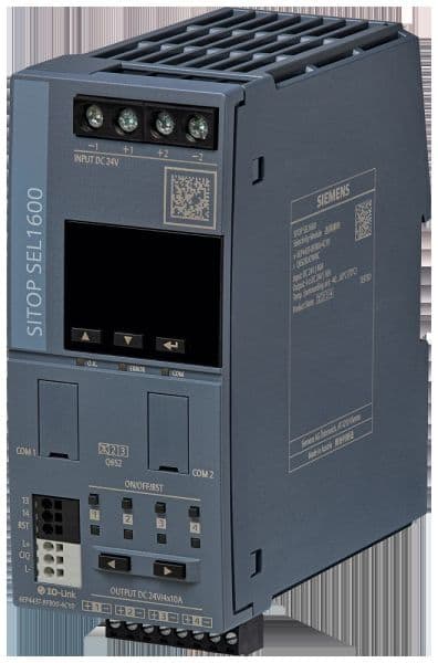 SIEMENS - Selektivitätssystem SITOP SEL1600, DC 24 V/4x 0,5-10 A mit IO-Link-Schnittstelle