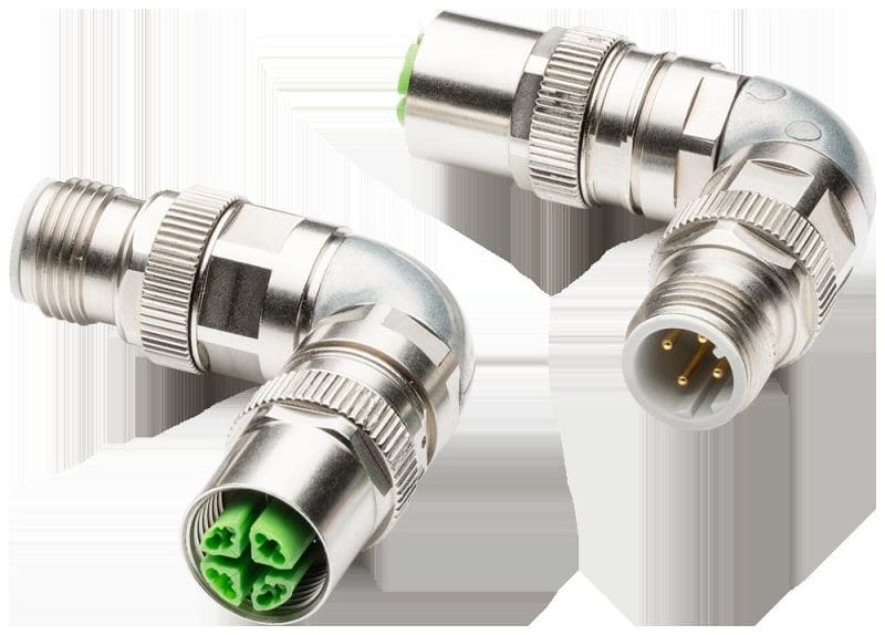 SIEMENS - IE Adapter M12-D/M12-X- Cat5e- M12 D-Buchse auf M12 X-Stift