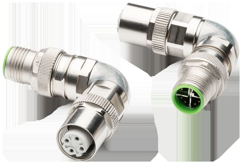 SIEMENS - IE Adapter M12-D/M12-X- Cat5e- M12 D-Stift auf M12 X-Buchse