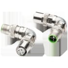 SIEMENS - IE Adapter M12-D/M12-X- Cat5e- M12 D-Stift auf M12 X-Buchse