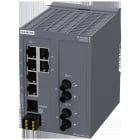 SIEMENS - SCALANCE XB206-2, managed Layer2 Switch, 6xRJ45, 2xMultimode ST/BFOC, DEF: PN IO