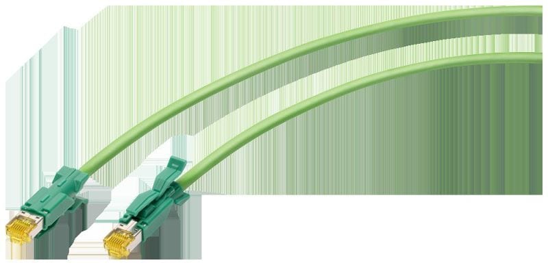 SIEMENS - IE TP Cord PLUS RJ45/RJ45 4x2, 2x RJ45-Stecker 4x2, CAT6A, 1 m