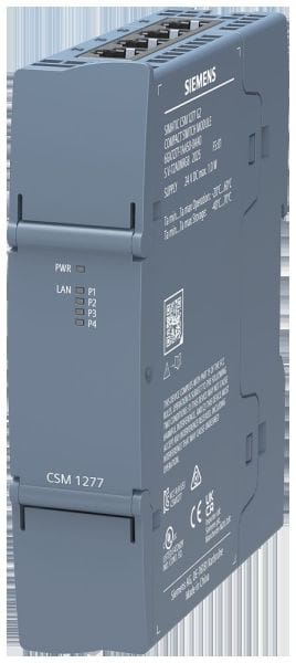 SIEMENS - SCALANCE CSM 1277 G2, unmanaged Switch, 4x RJ45