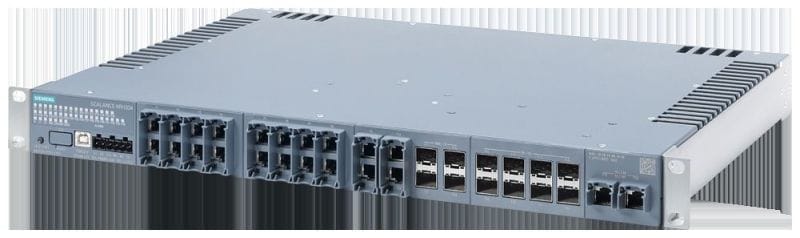 SIEMENS - SCALANCE XRH334, mgt.Switch, 20xRJ45,2x1G/10G RJ45,4x1G SFP,8x1G/10G SFP+, EDGE