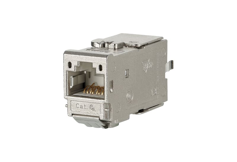 METZ CONNECT - C6Amodul Kat.6A 1xRJ45 Modul 180° (MA14)
