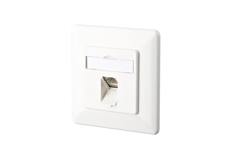 METZ CONNECT - Datendose Kat.6 1xRJ45 UP LSA+ RAL9010