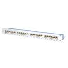 METZ CONNECT - E-DAT C6 Patchpanel 19'' Kat.6 24xRJ45 1HE LSA+ Alu silber