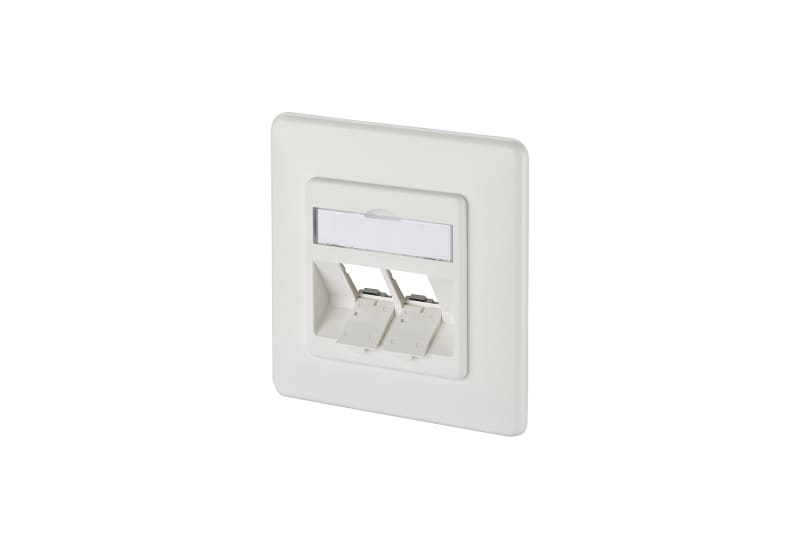 METZ CONNECT - Datendose 2Port UP RAL9010 leer (MA14)