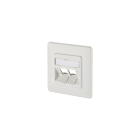 METZ CONNECT - Datendose 2Port UP RAL9010 leer (MA14)
