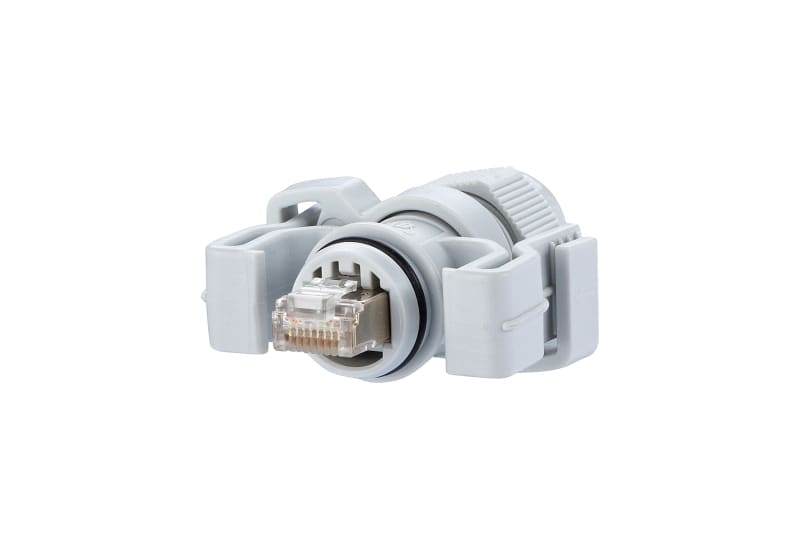 METZ CONNECT - E-DAT Industry IP67 V6 Steckergehaeuse + Stecker, Kstf.