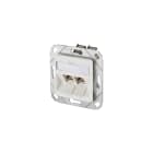 METZ CONNECT - E-DAT Dose 2fach C6 modul 8/8(8) UPk RW