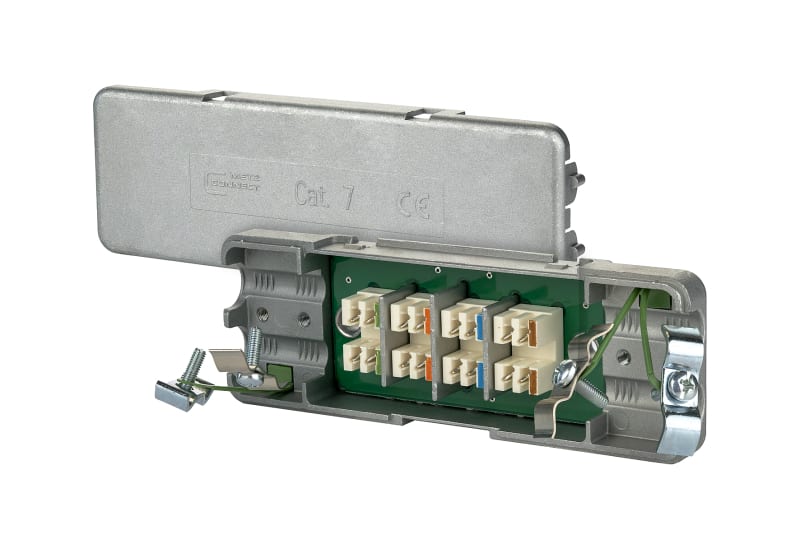 METZ CONNECT - Kabelverbinder Kat.7 / Klasse E LSA+ vollgeschirmt Metall