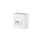 METZ CONNECT - E-DAT Dose 2fach modul 8/8(8) AP leer RAL9010