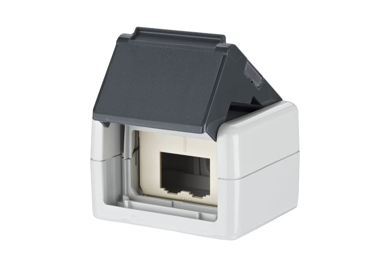 METZ CONNECT - E-DATmodul AP-Gehäuse 2Port IP44 leer