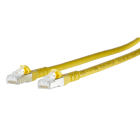 METZ CONNECT - Patchkabel Kat.6A S/FTP halogenfrei LSHF(LSOH) 3,0m gelb