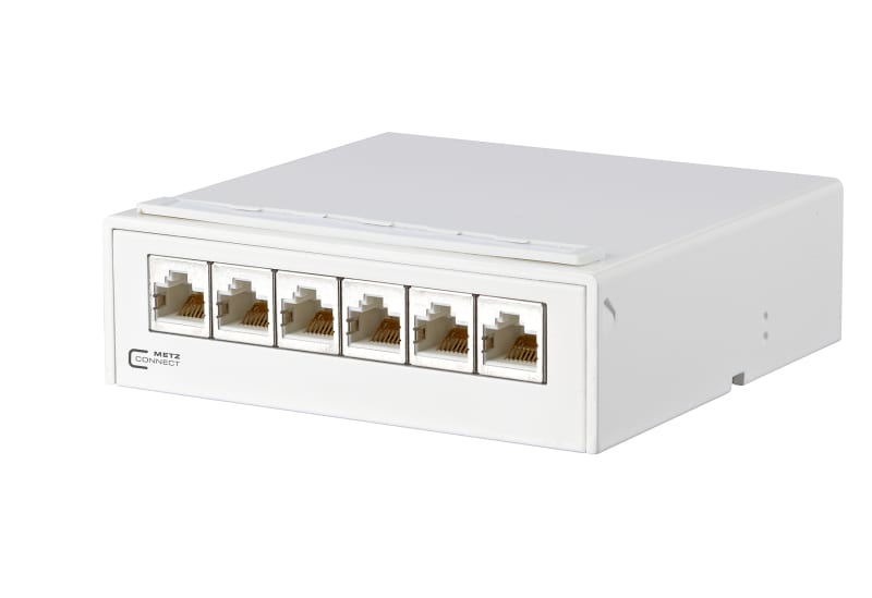 METZ CONNECT - E-DAT C6A 6 Port AP-Vert.