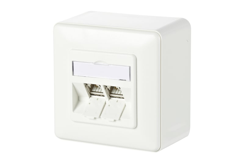 METZ CONNECT - C6Amodul Dose 2Port 180°M AP RW
