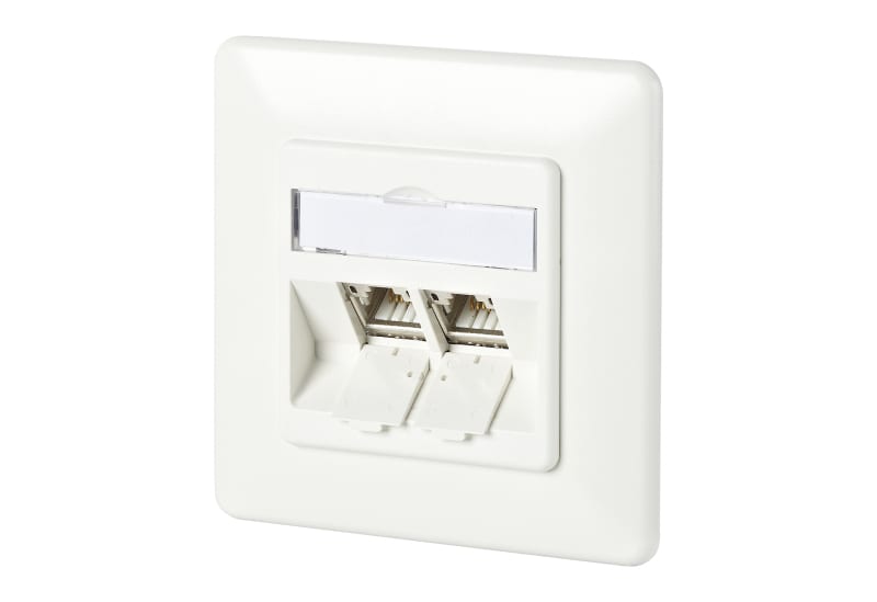 METZ CONNECT - C6Amodul Dose 2Port 180°M UP RW