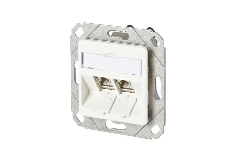 METZ CONNECT - C6Amodul Dose 2Port 180°MUPk RW