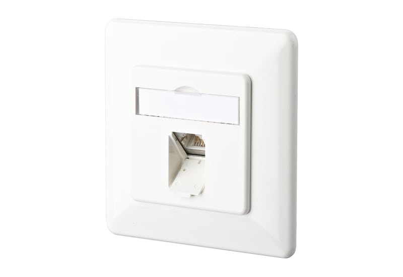 METZ CONNECT - Datendose Kat.6A 1xRJ45 UP LSA+ RAL9010