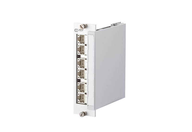 METZ CONNECT - C6A modul 6port 3HE Einsatz