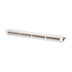 METZ CONNECT - E-DATmodul Patchpanel 19'' Kat.6A 24xRJ45 1HE Edelstahl