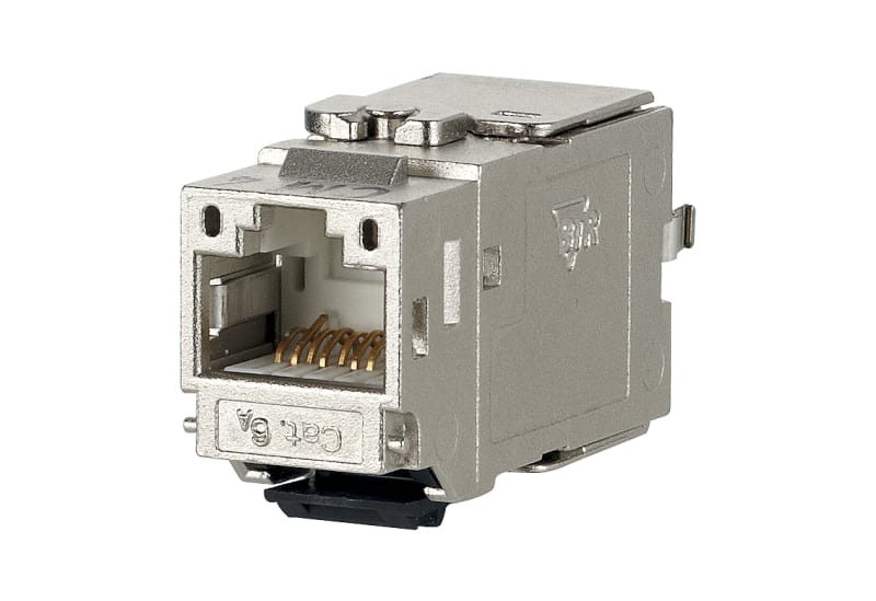 METZ CONNECT - C6Amodul Kat.6A 1xRJ45 Modul 180° Bauform Keystone