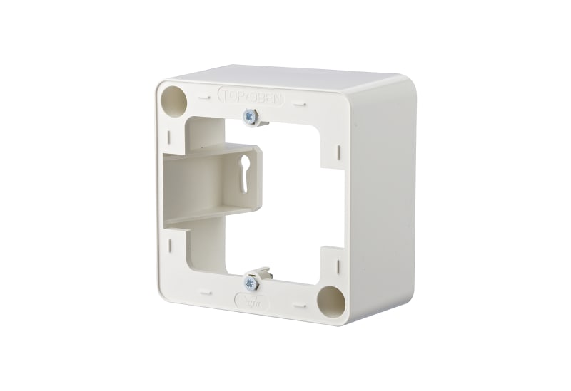 METZ CONNECT - Aufputzrahmen43x85X85 r.weiß
