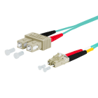 METZ CONNECT - LWL-Patchkabel 2G50/125 OM3 SC-D/LC-D 1m