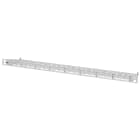 METZ CONNECT - Patchpanel 19'' 24Port 0,5HE leer grau RAL7035 Keystone